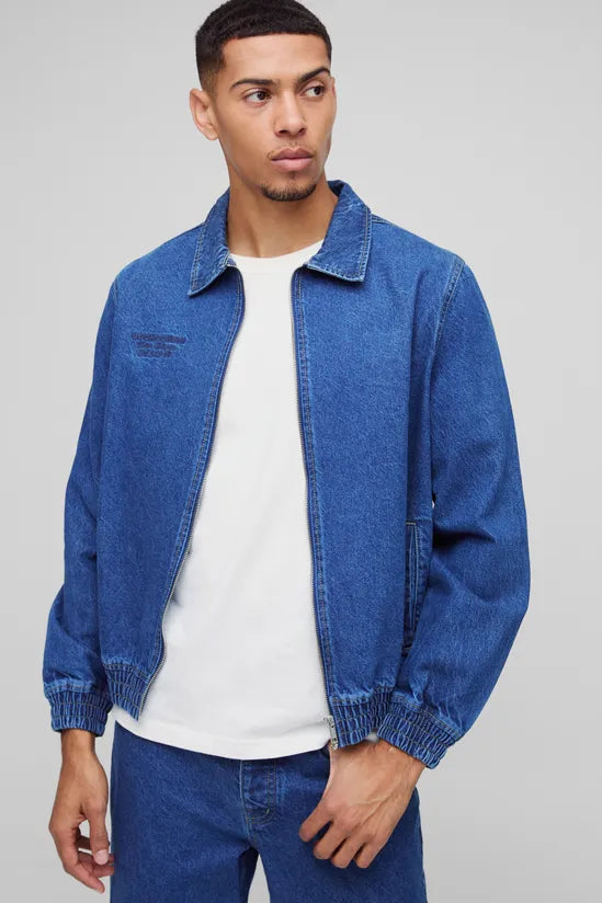 Embroidered Bomber Jacket