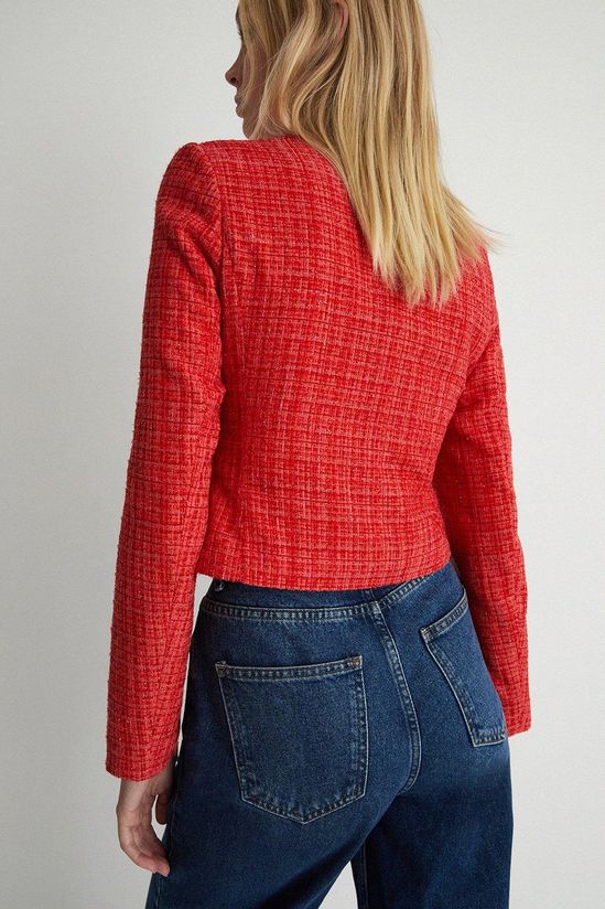 Tweed Square Neck Jacket
