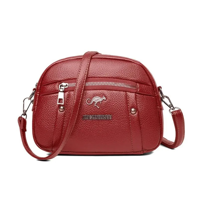 Soft PU Straddle Handbag