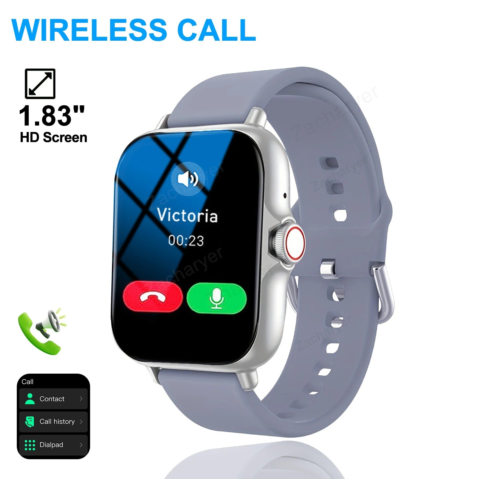 Smart Watch Wireless Calling & App Reminders for iPhone/Android
