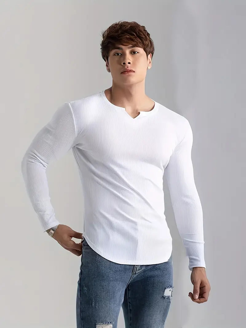 Long Sleeve Solid T-shirt