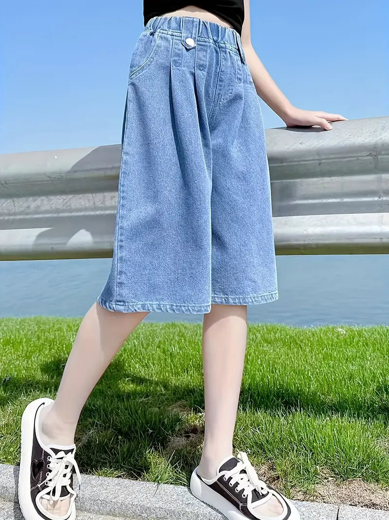 Summer New Fashion Children's Jeans Pants Shorts