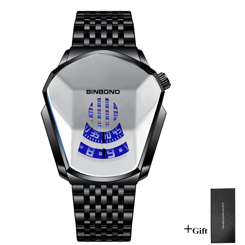 UTHAI H137 Men's Motorcycle Concept Quartz Watch