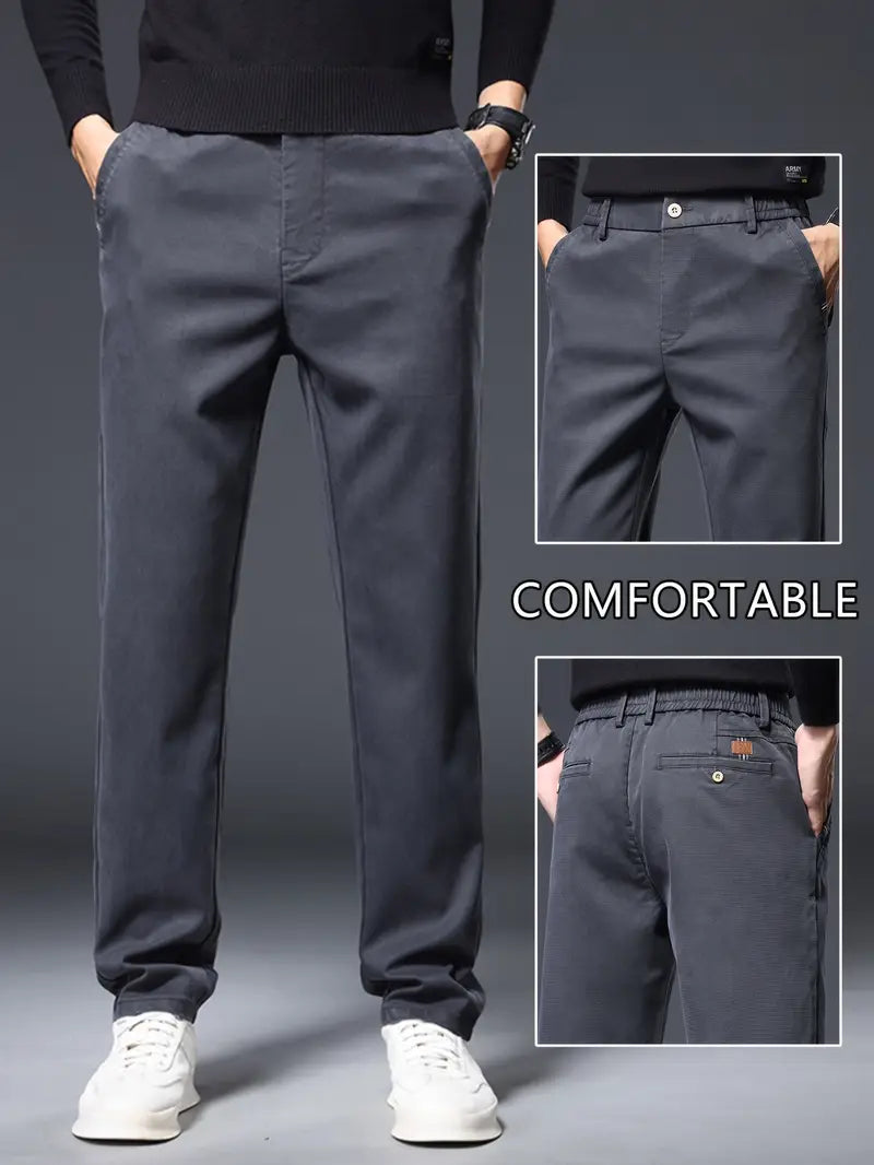 Men’s Slim-Fit Straight-Leg Chino Pants