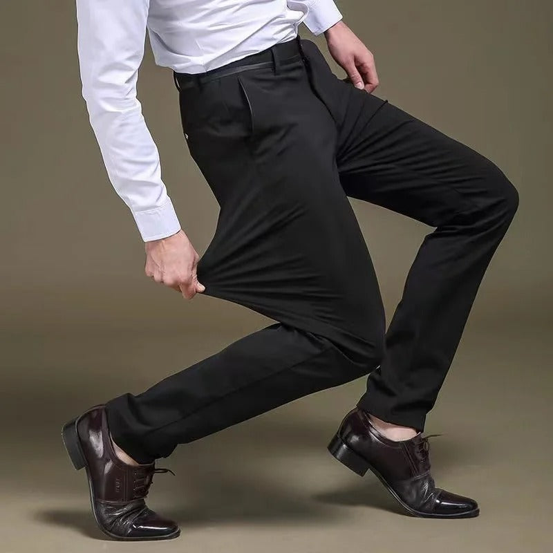 Men's Summer Business Casual Suit Trousers