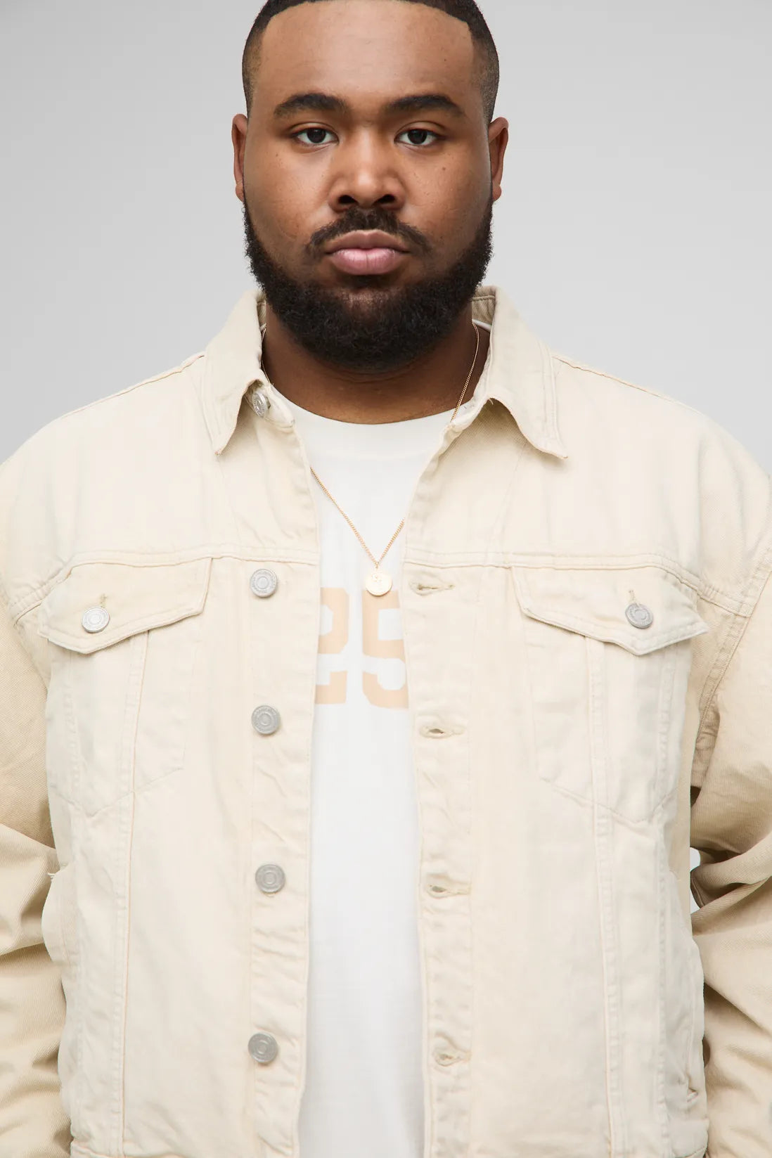 Plus Washed Boxy Oversized Denim Jacket
