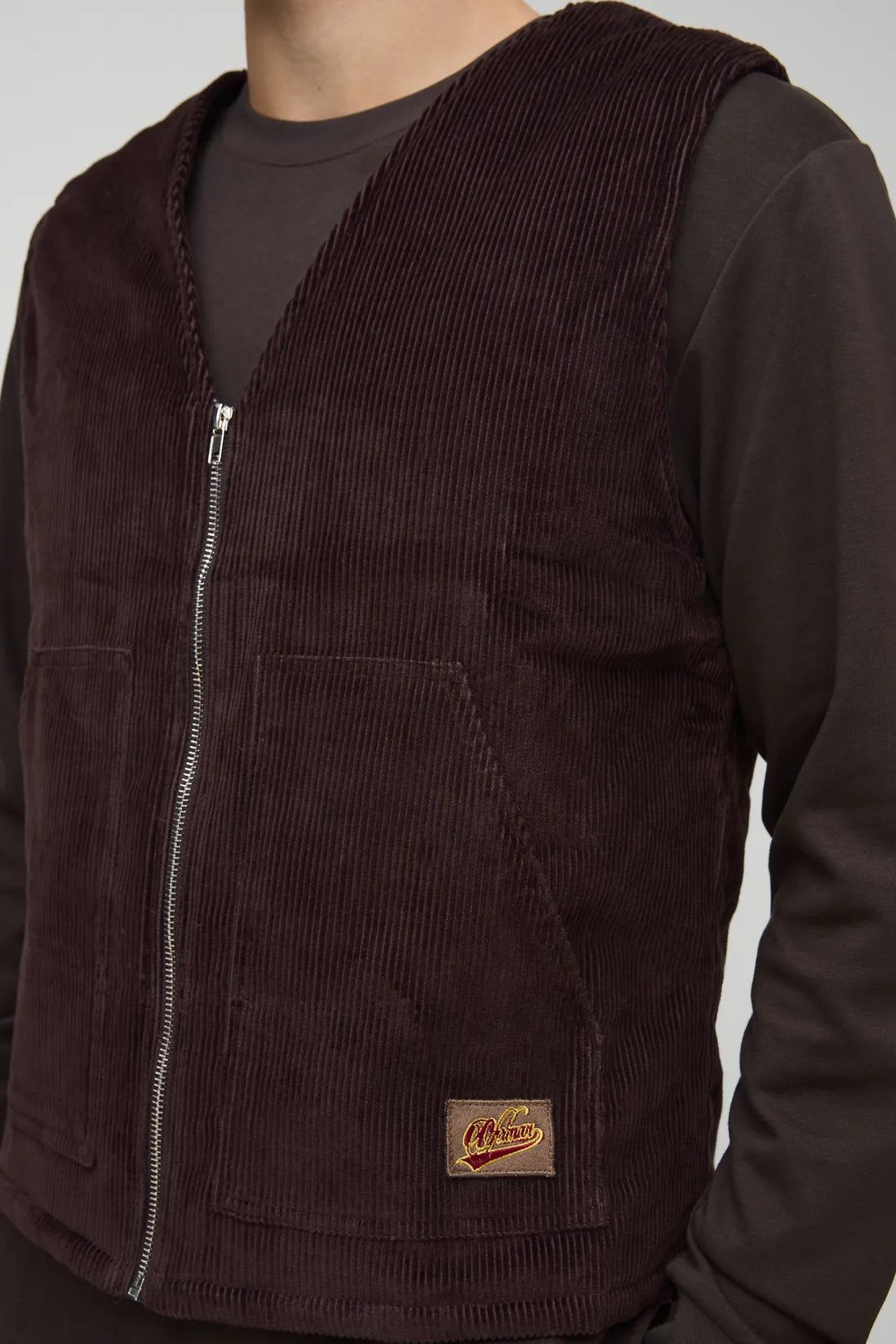 Oversized Boxy Corduroy Vest