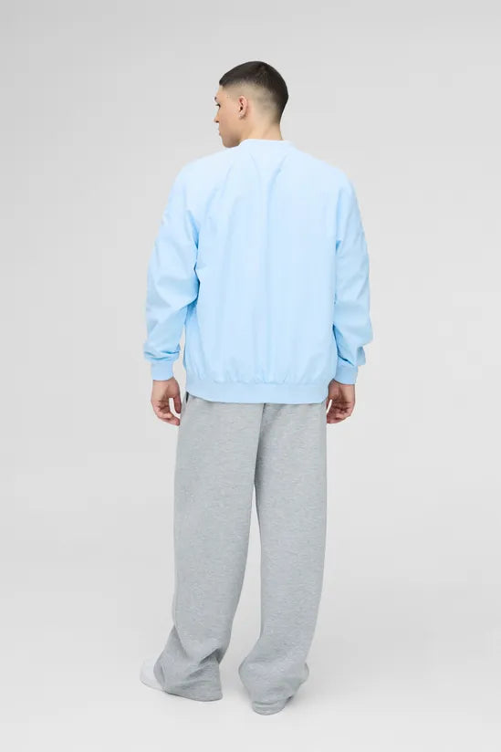 Regular Fit Lightweight Nylon Raglan Bomber Jacket