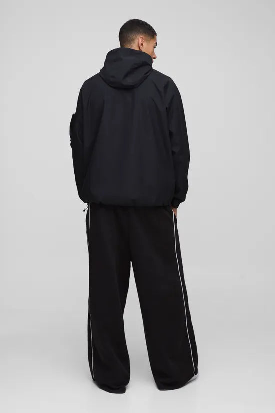 Oversized Hooded Cagoule Raincoat Jackets