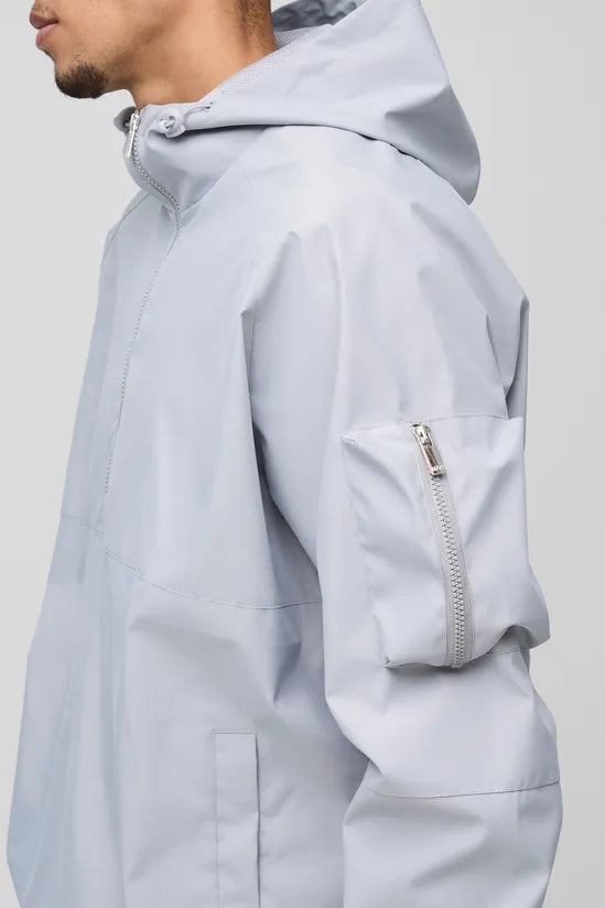 Oversized Hooded Cagoule Raincoat jackets