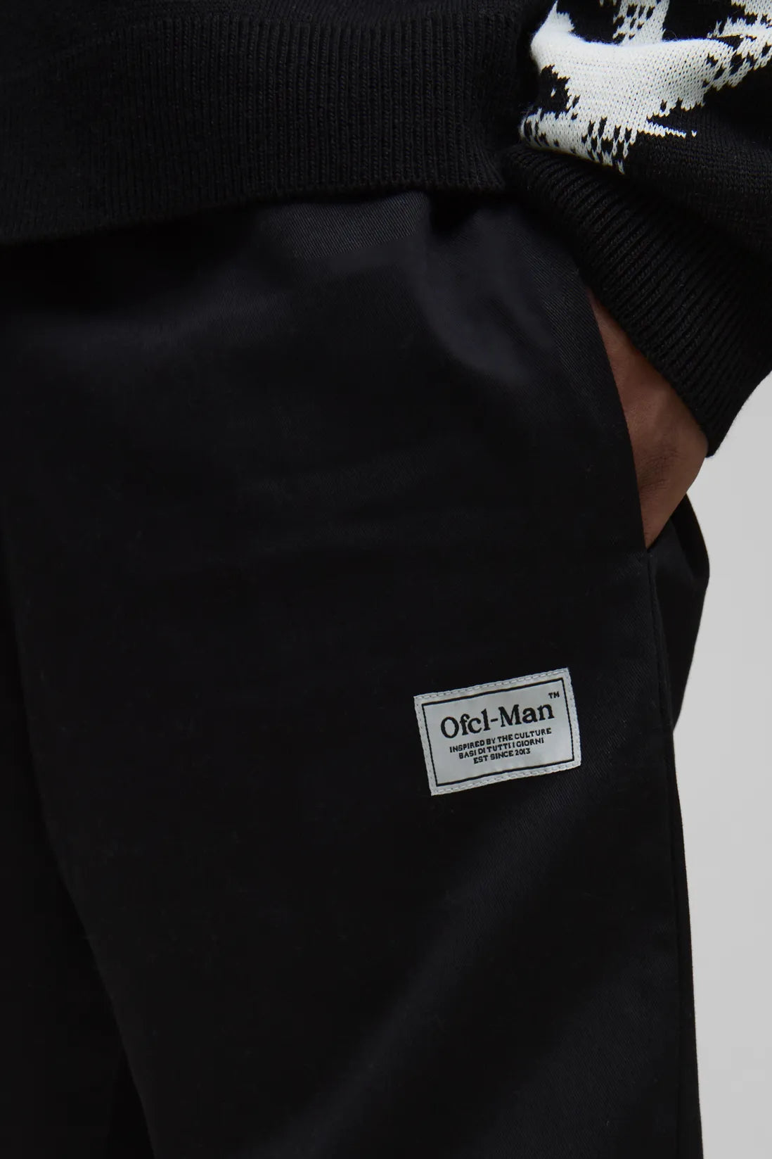Plus Extended Drawcord Stacked Flared Trousers