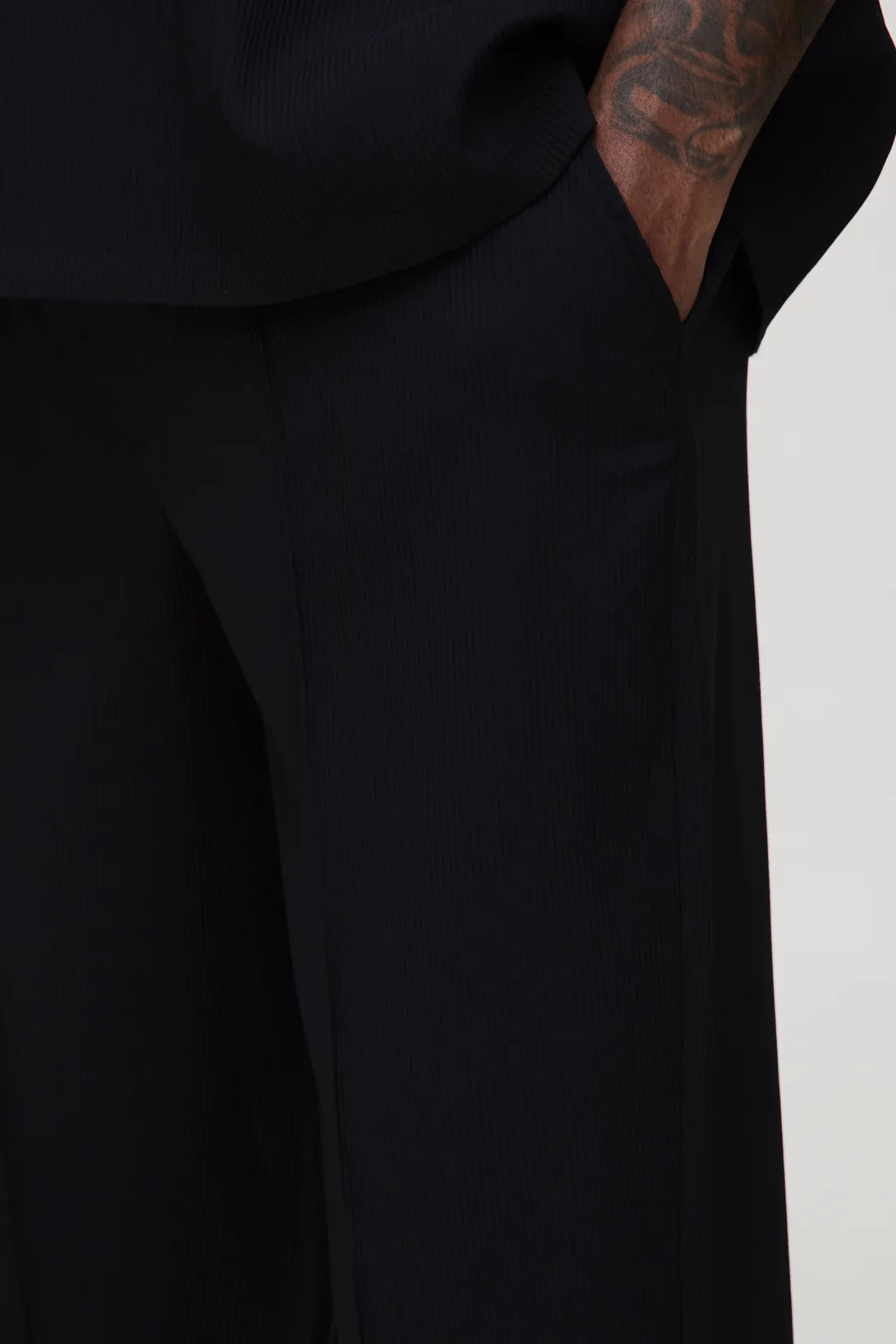 Plus Pleated Relaxed Fit Trousers