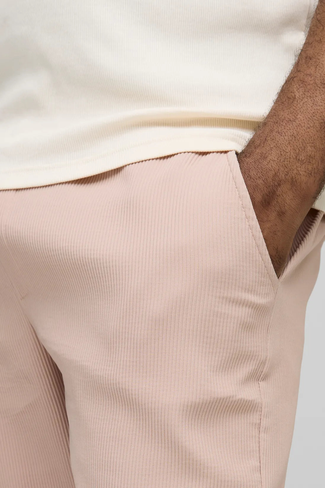 Plus Pleated Slim Fit Trousers