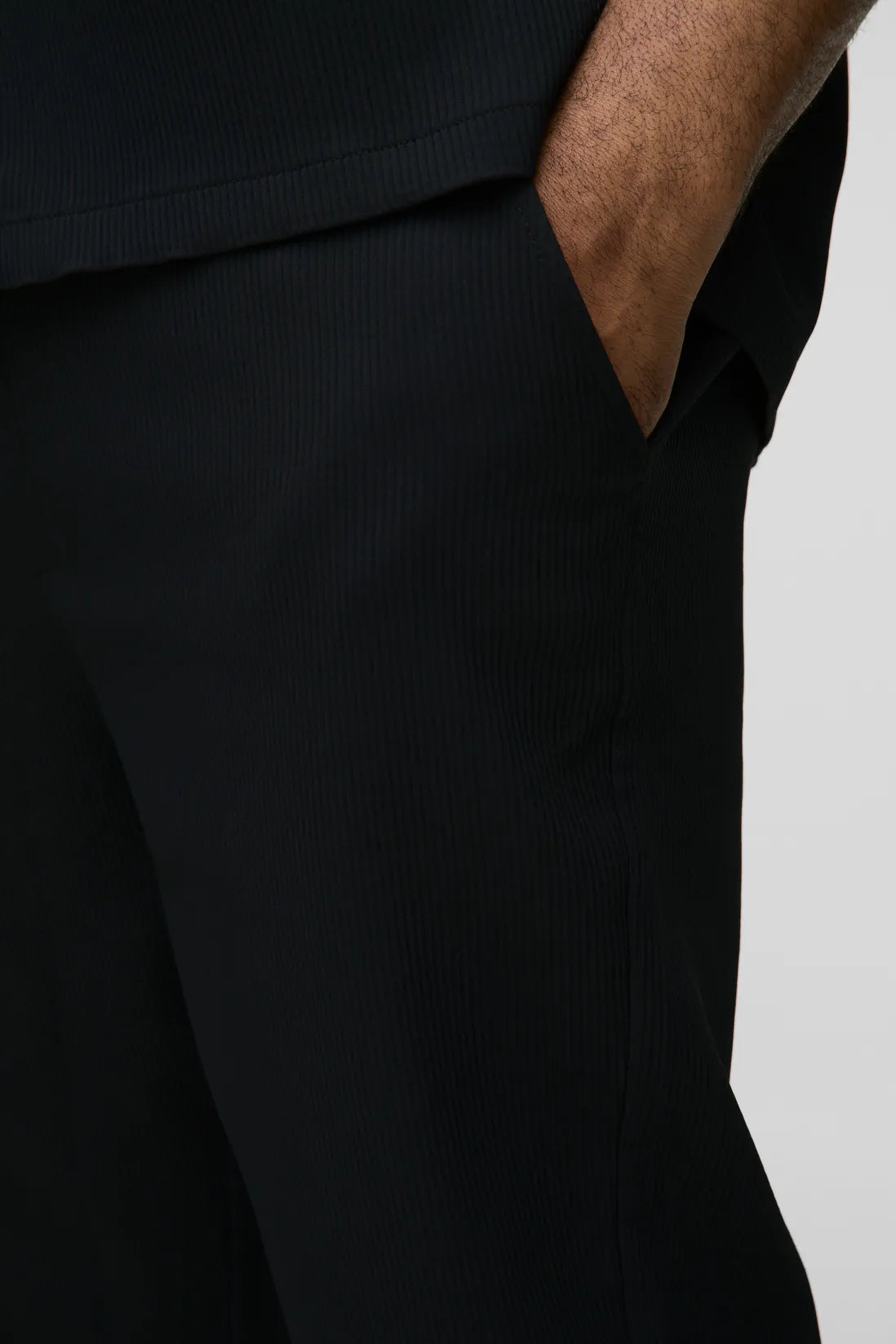 Plus Pleated Slim Fit Trousers