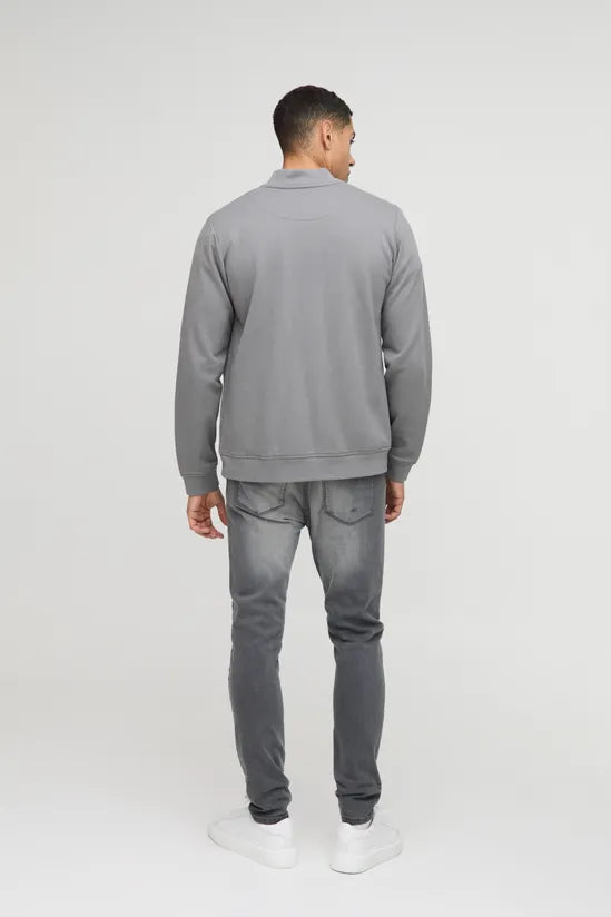 Regular Fit Interlock Bomber Jacket