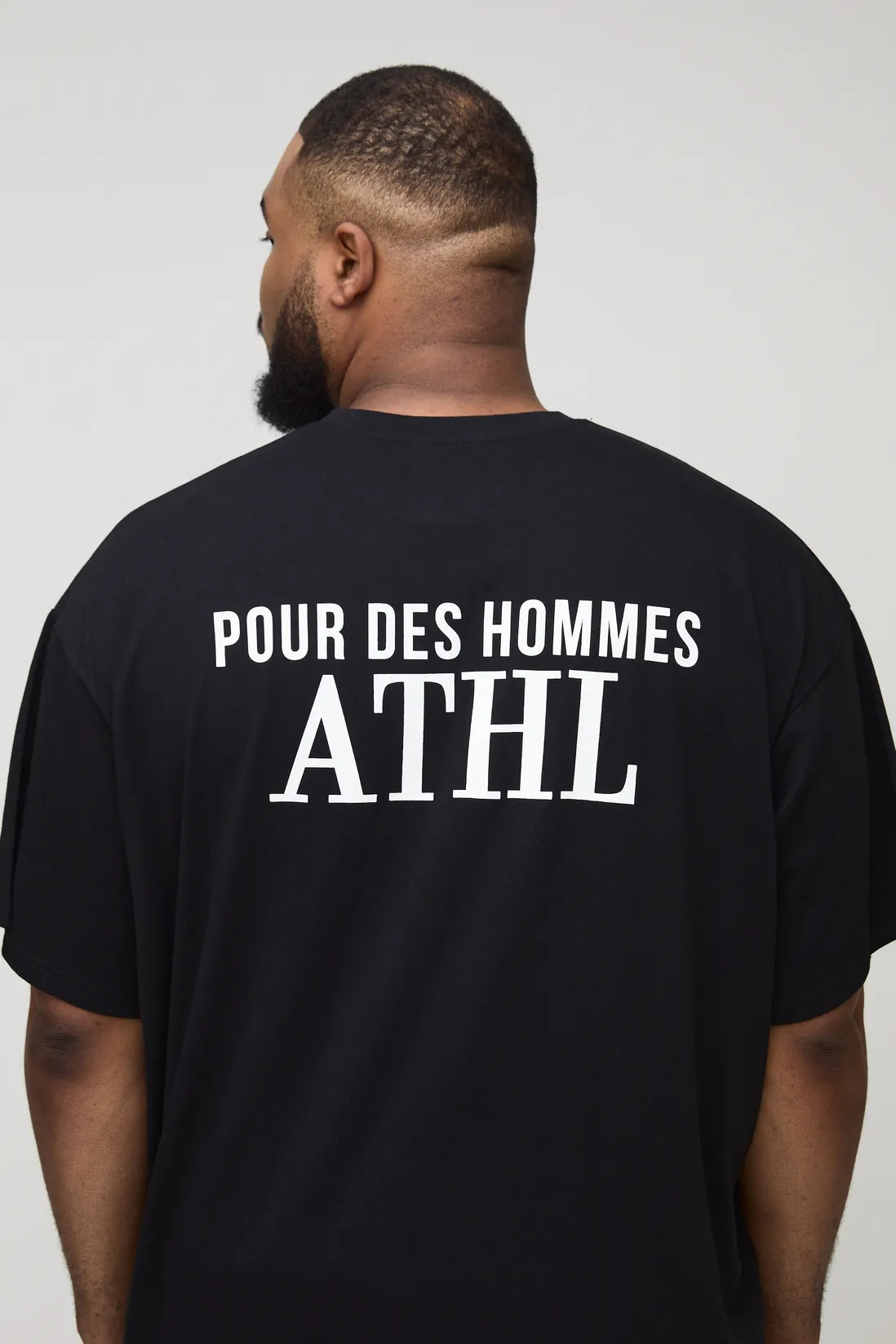 Plus Oversized Placement Printed T-Shirt