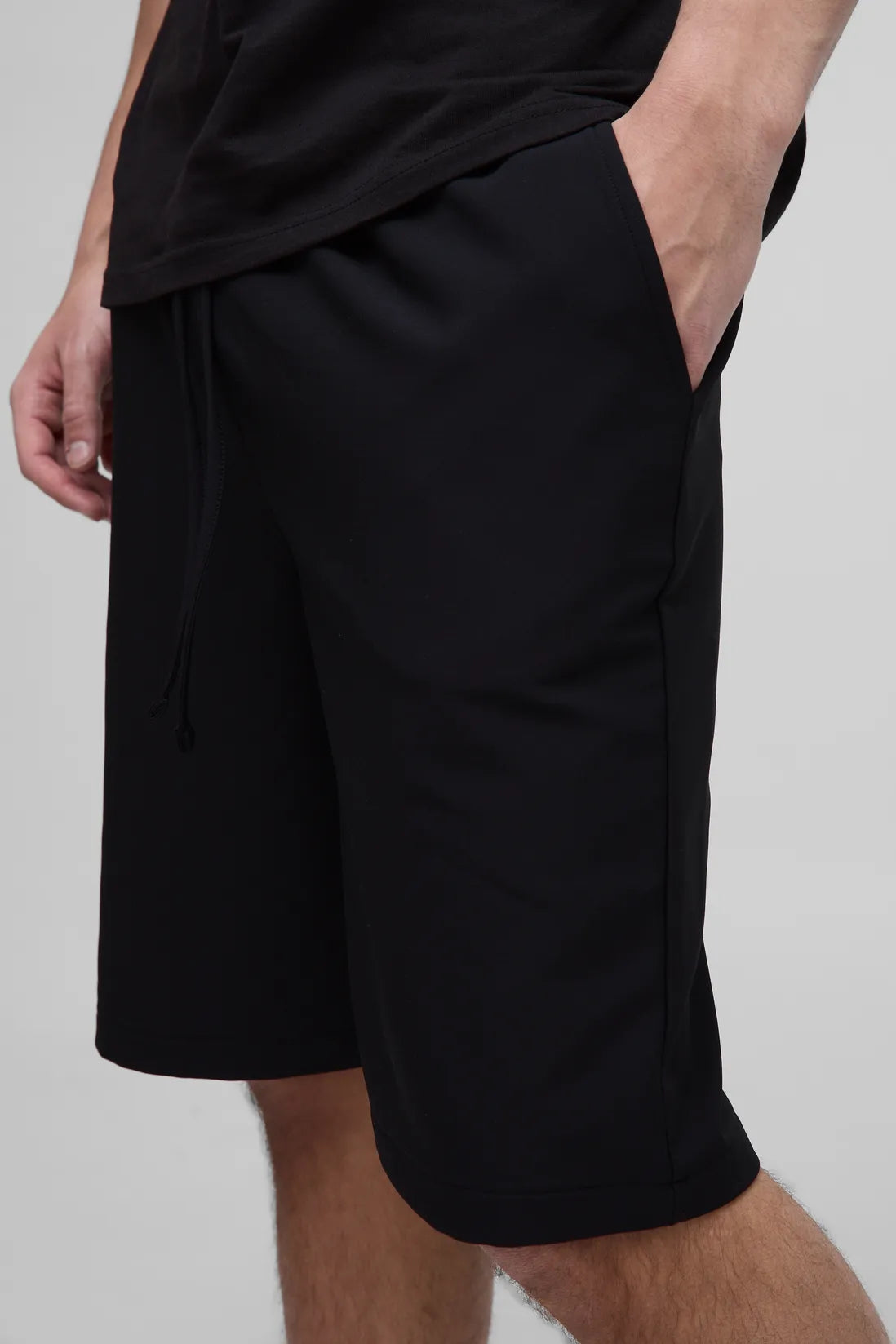 Elasticated Waist Relaxed Technical Stretch Shorts