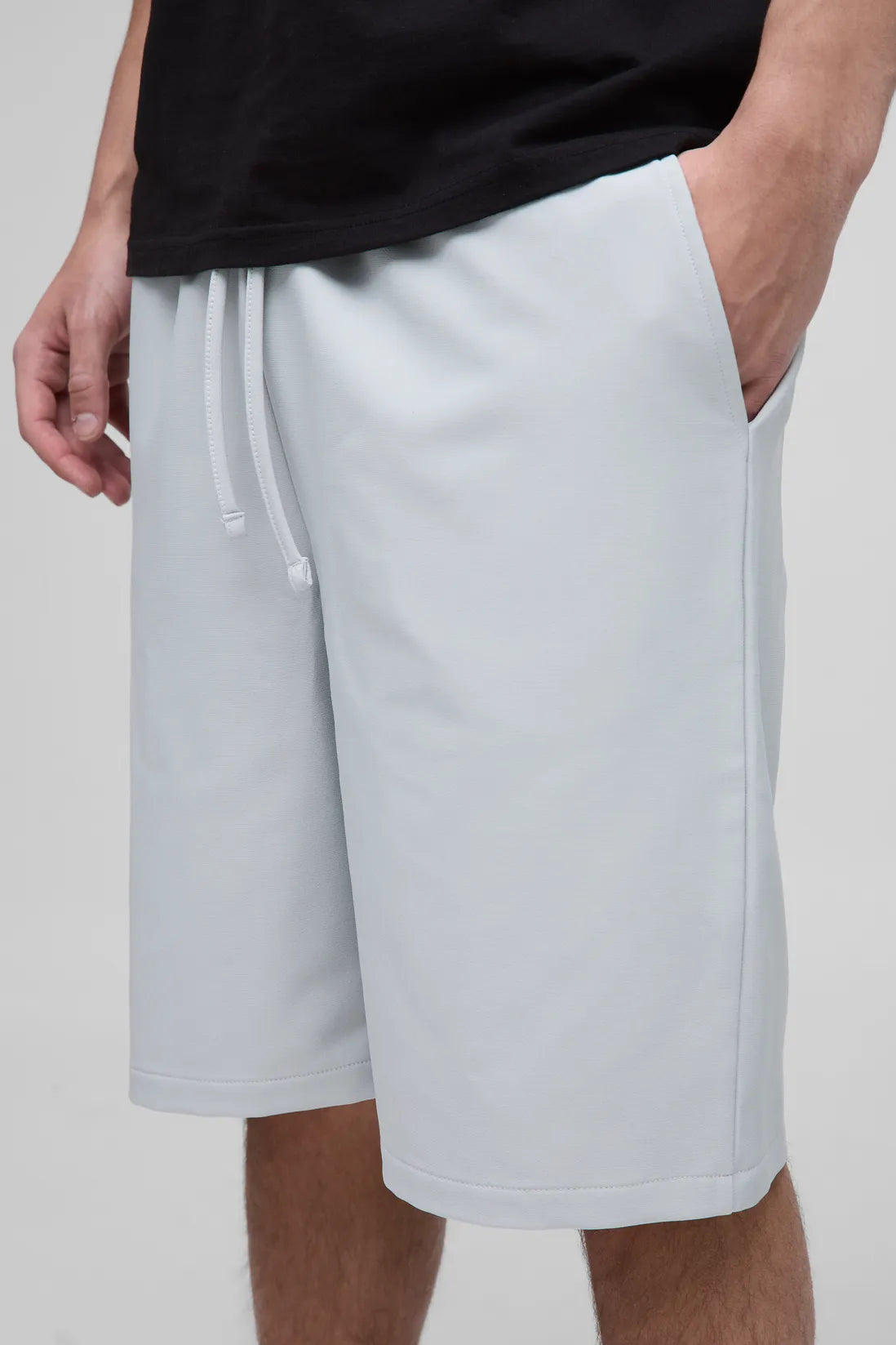Elasticated Waist Relaxed Technical Stretch Shorts