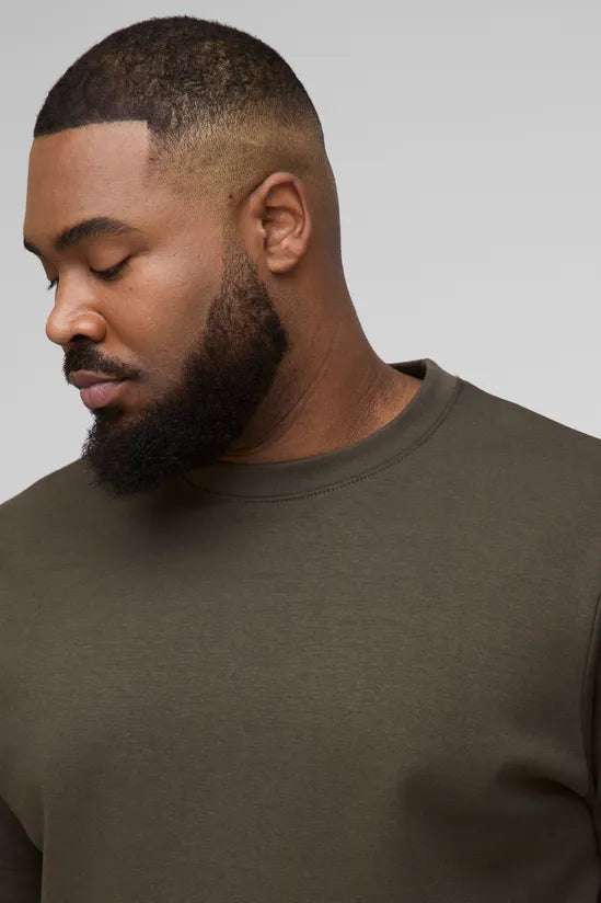 Plus Interlock Slim T-Shirt