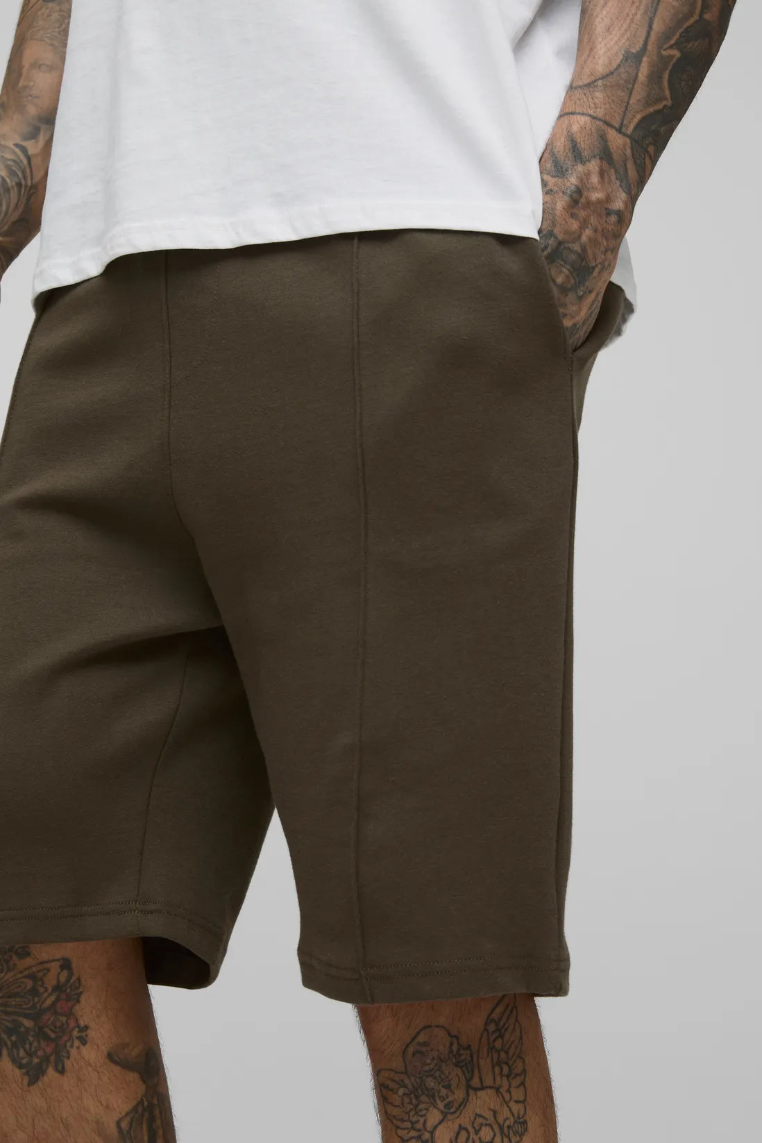 Tall Slim Pintuck Interlock Shorts