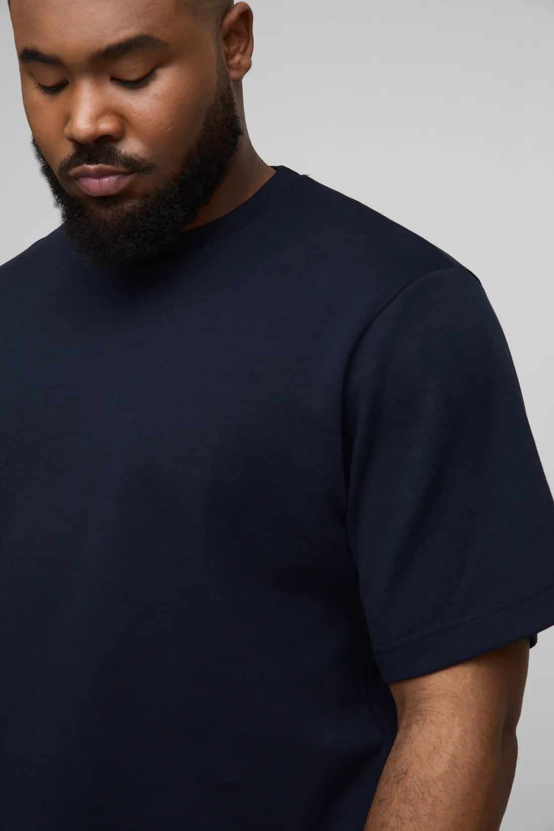 Plus Regular Fit Interlock T-Shirt