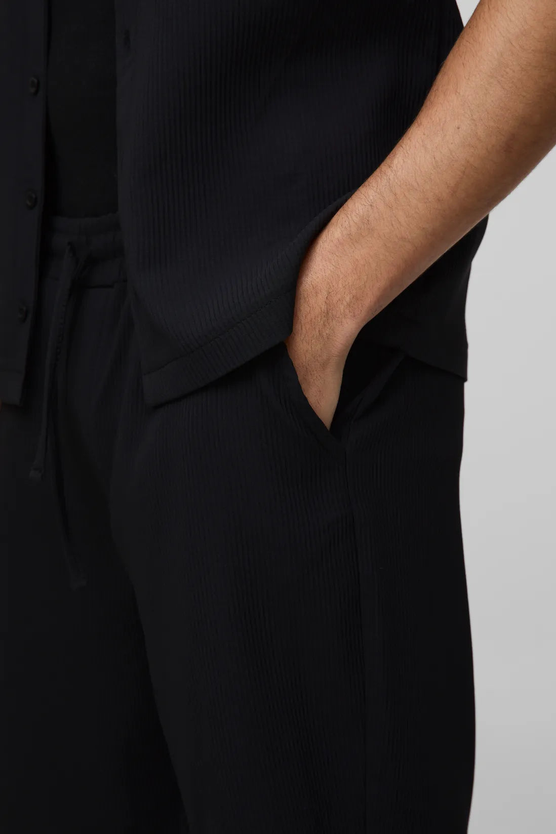 Pleated Elasticated Waist Jorts