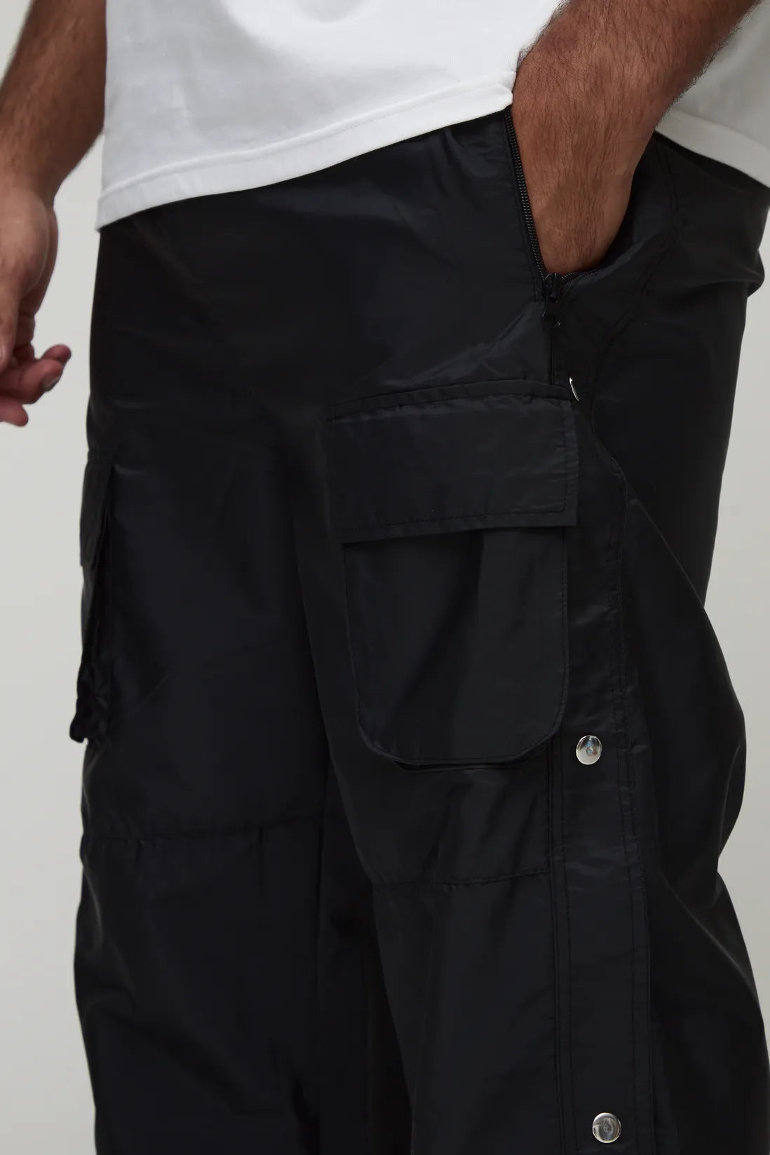 Plus Elasticated Waist Relaxed Cargo Trousers