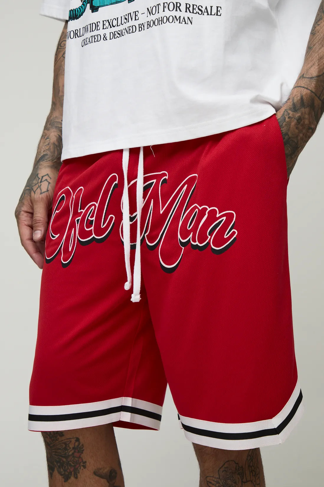 Tall OFCL Man Airtex Basketball Shorts