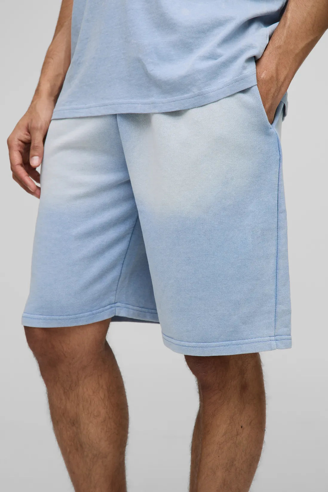 Spray Wash Mid Length Shorts