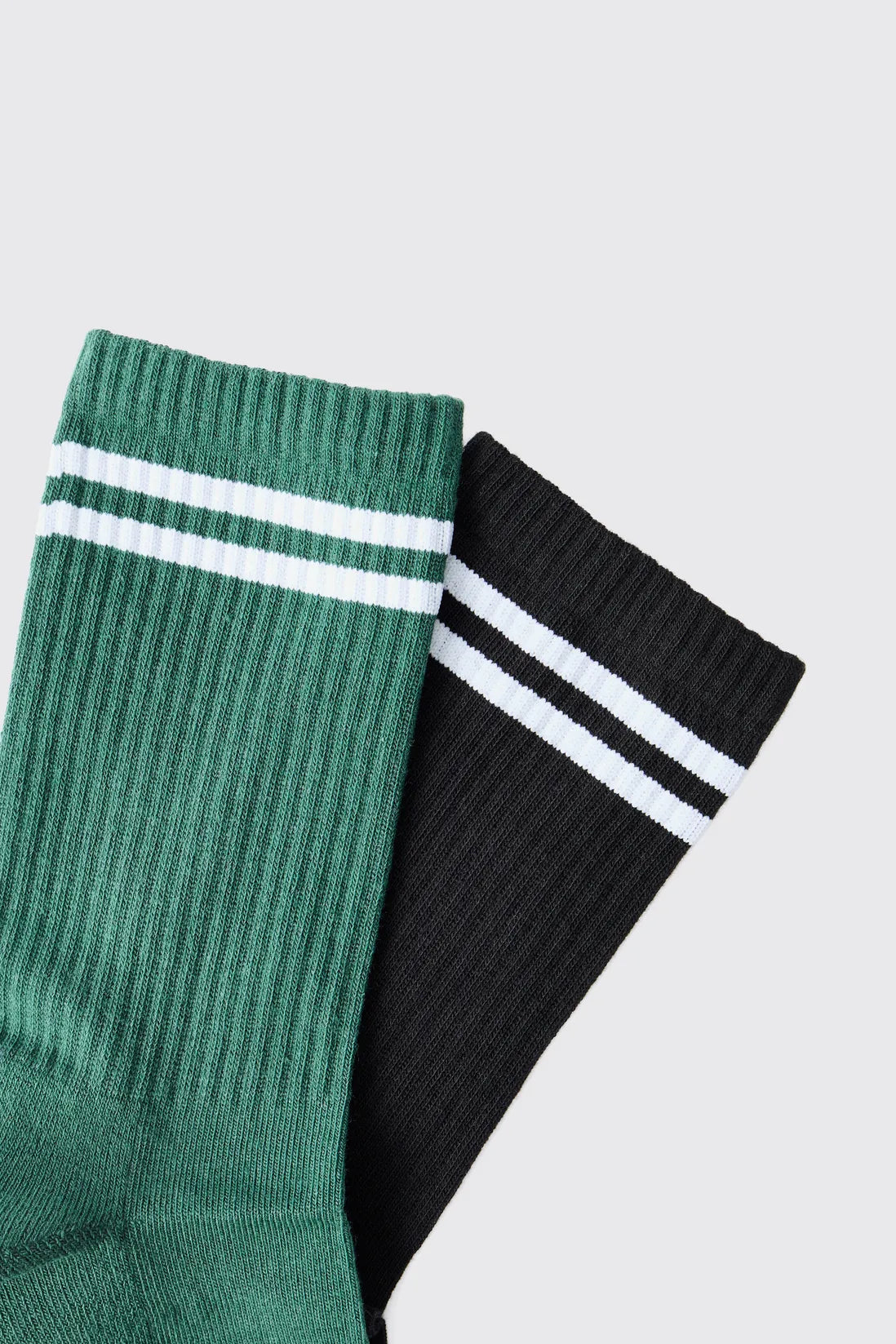 2 Pack Official MAN Highbuild Print Stripe Sport Sock
