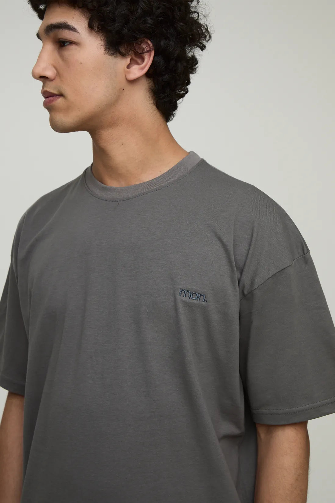 MAN. Oversized Crew Neck T-Shirt