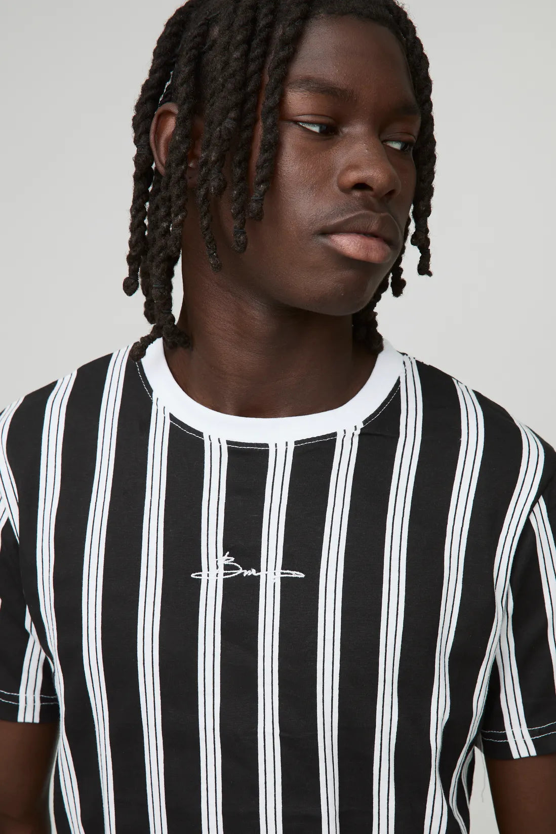 Slim BM Signature Stripe T-Shirt
