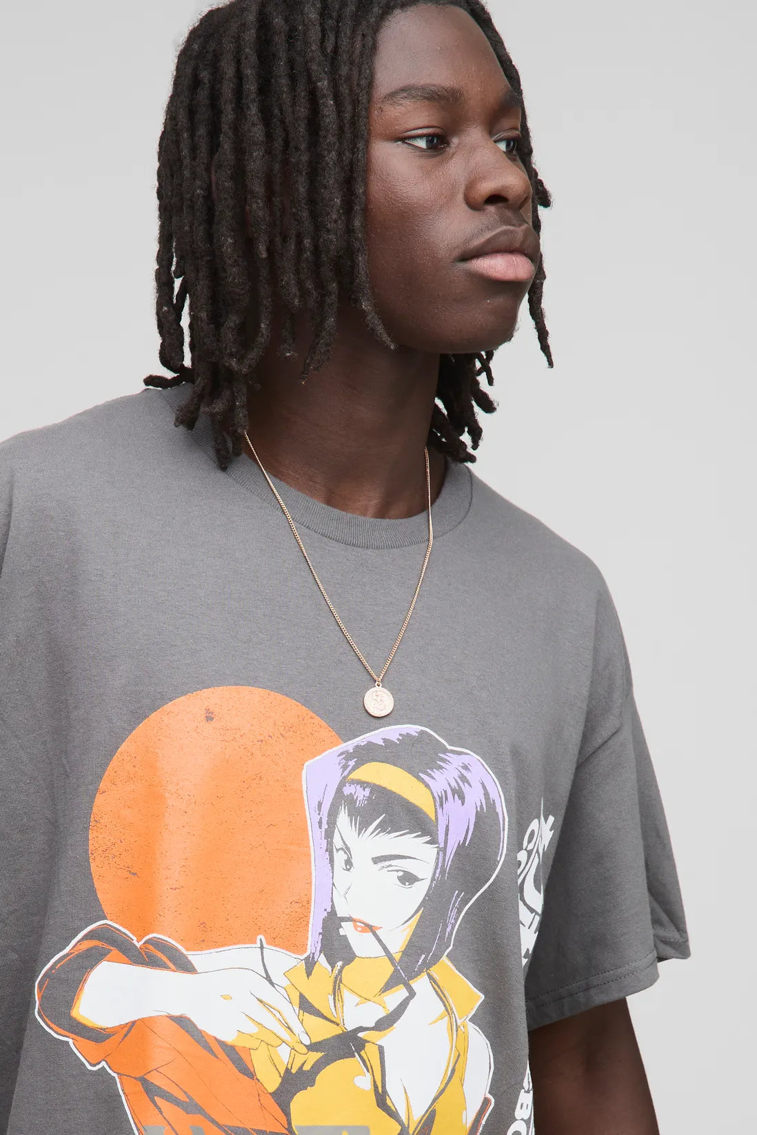 Oversized Cowboy Bebop Anime License Printed T-Shirt