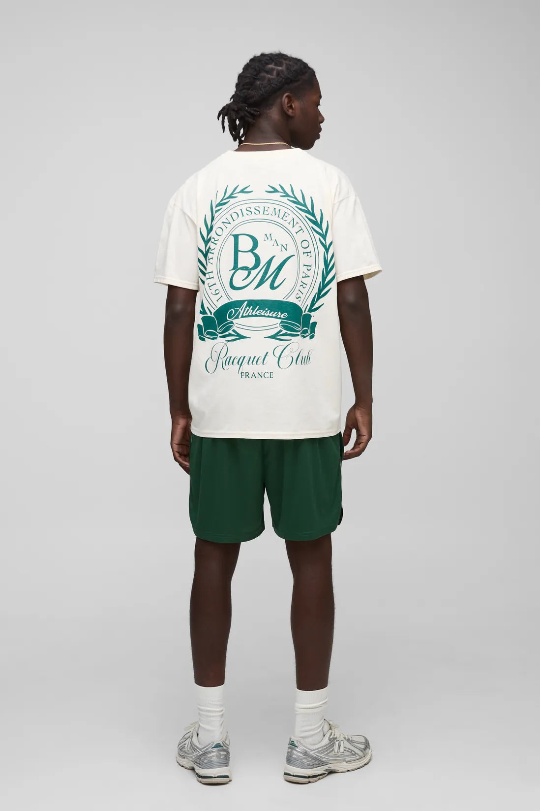Oversized BM Varsity Crest T-Shirt