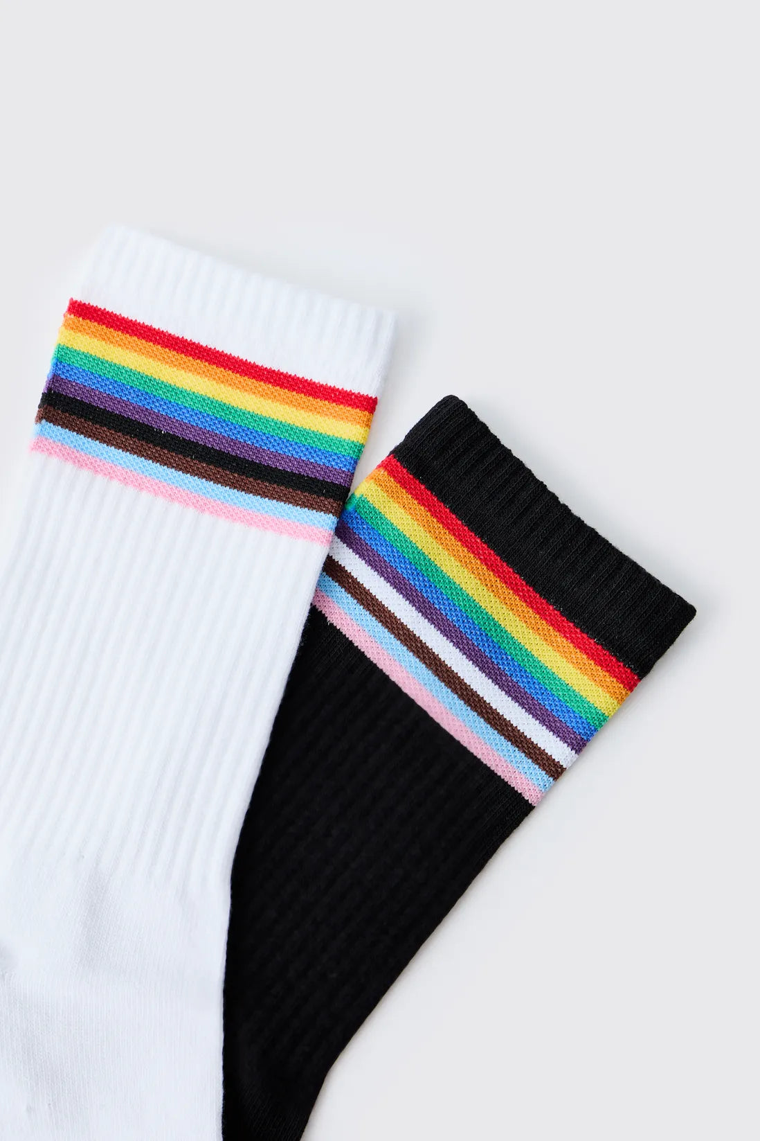 2 Pack Rainbow Pride Socks