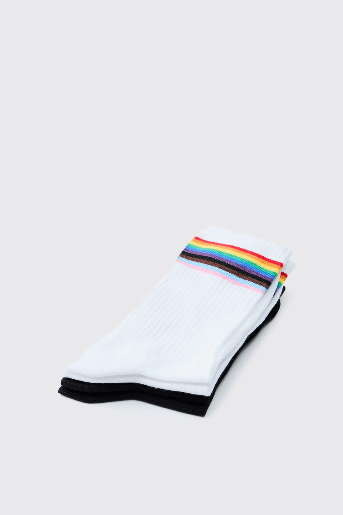 2 Pack Rainbow Pride Socks