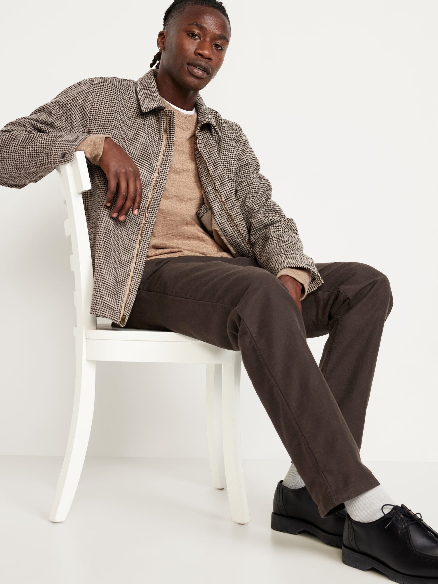 Chino Straight Moleskin Pants