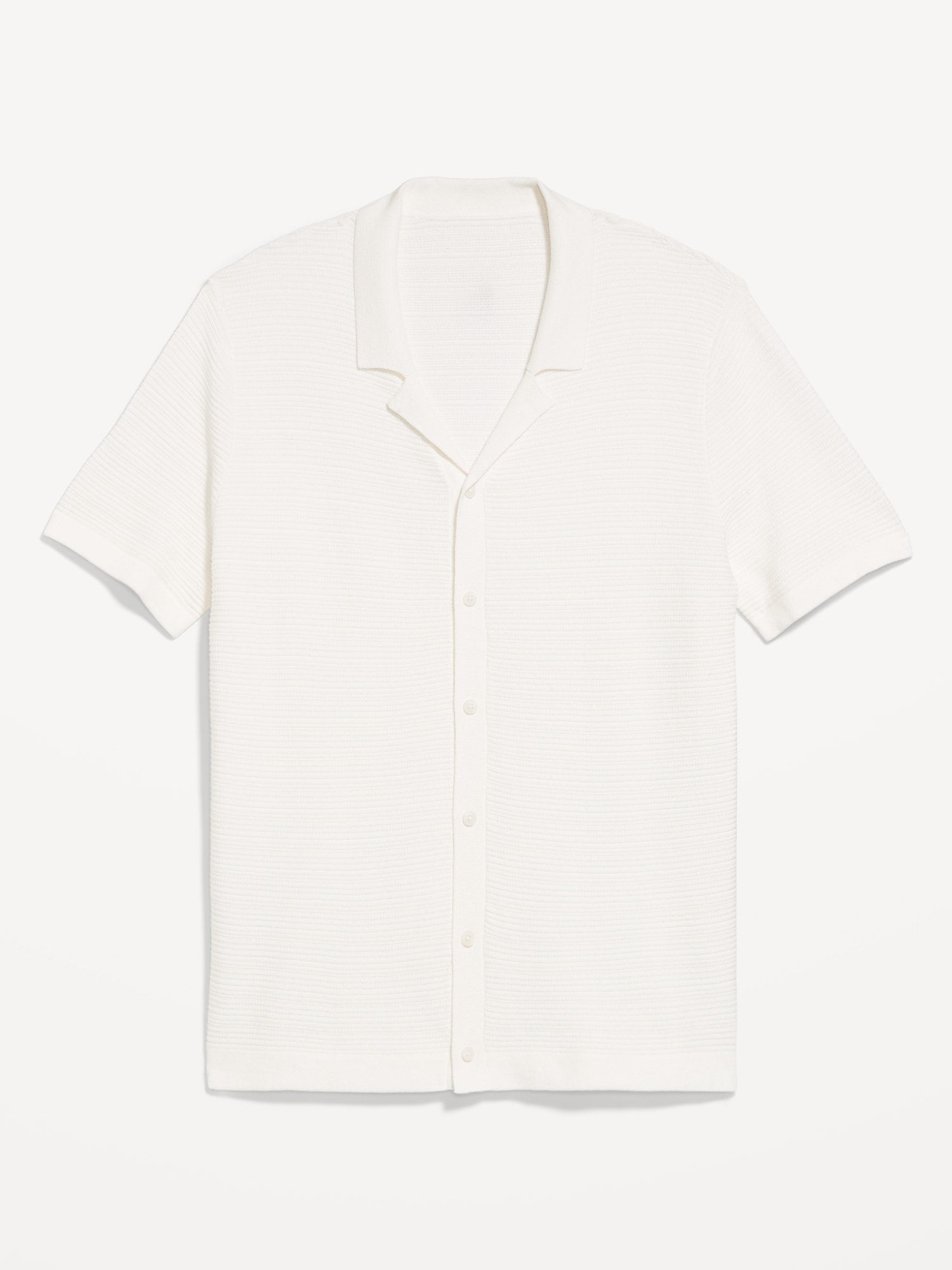 Short-Sleeve Camp Sweater