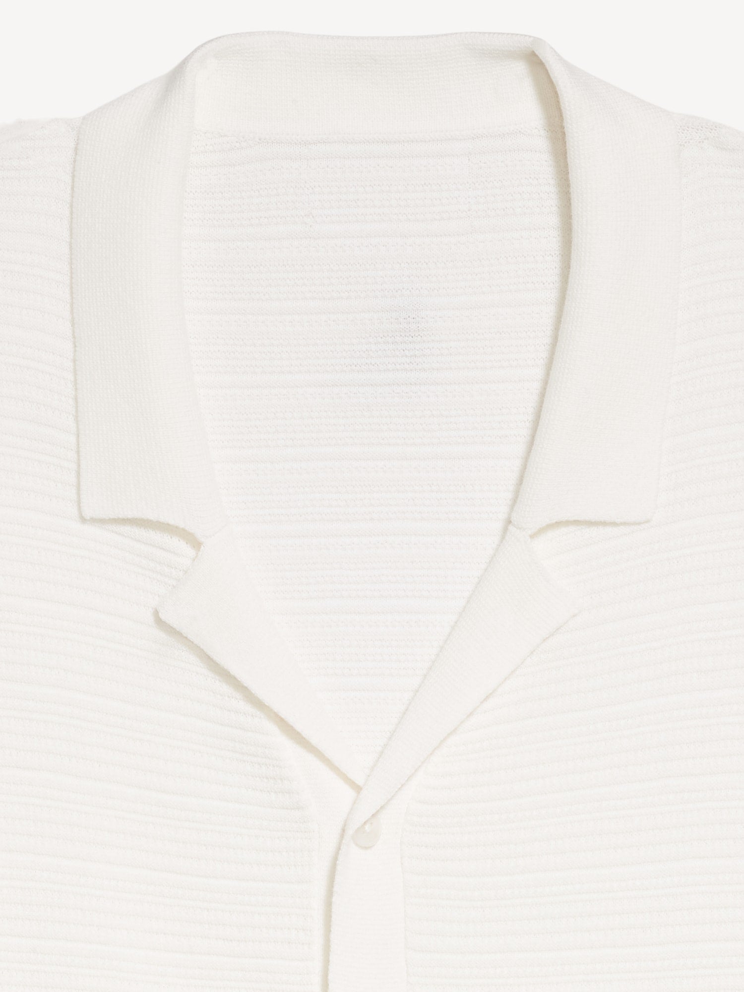 Short-Sleeve Camp Sweater