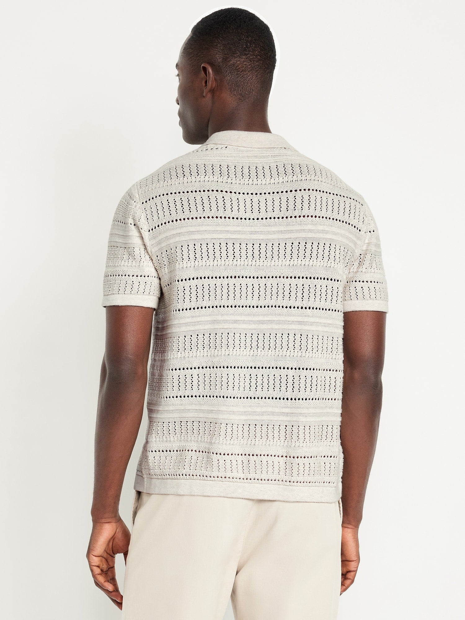 Open-Stitch Sweater
