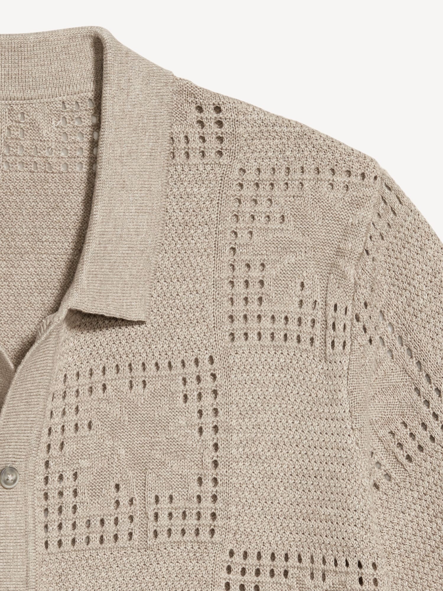 Open-Stitch Sweater