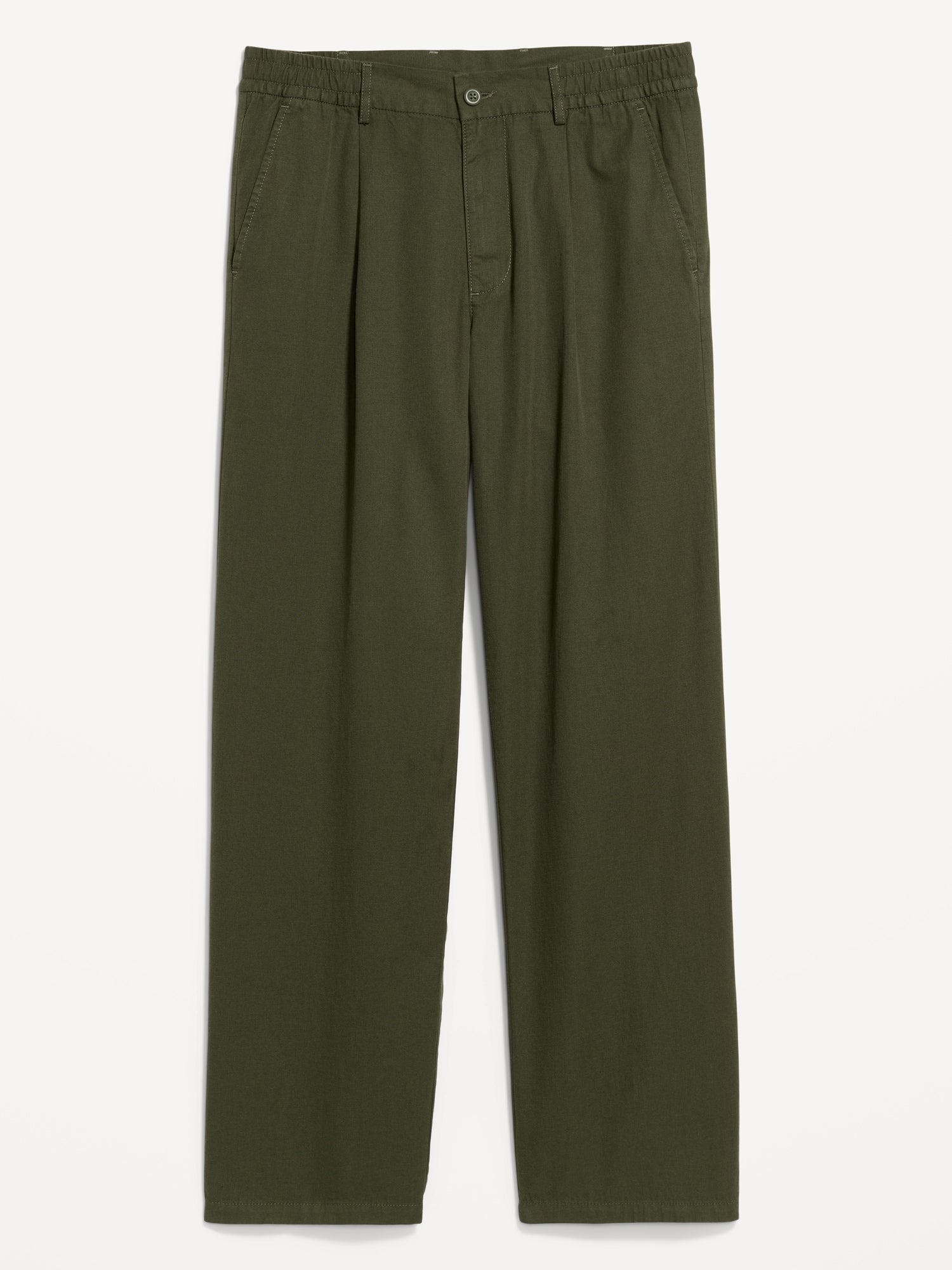 Baggy Pleated Chino Pants