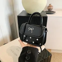 Fashion Bow Mini Square Crossbody Bag