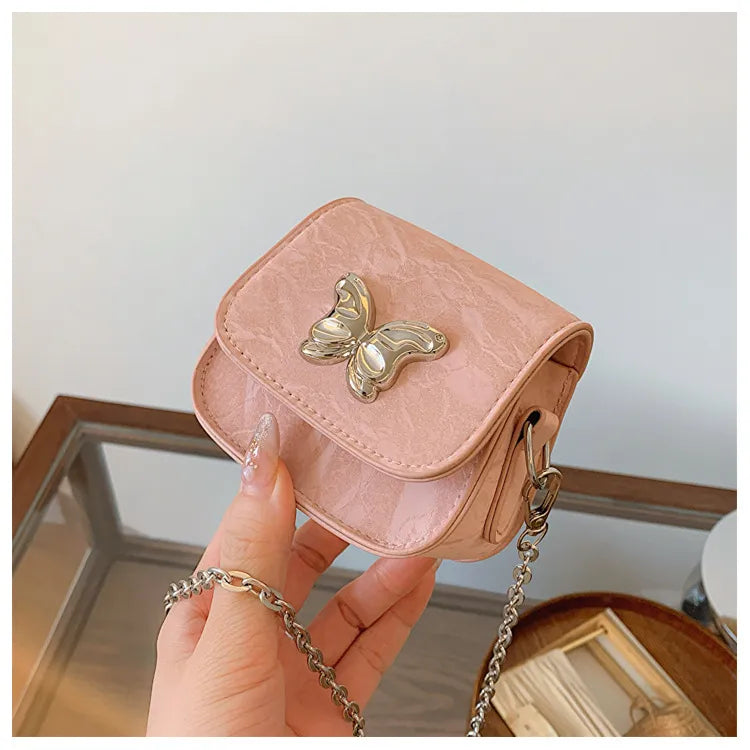 Fashion Butterfly Chain Mini Messenger Bag