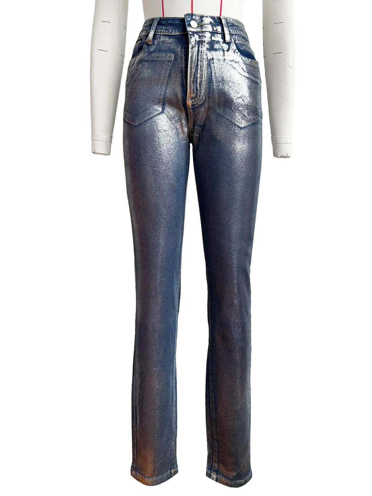 Sexy Bronzing Tight Stretch Jeans