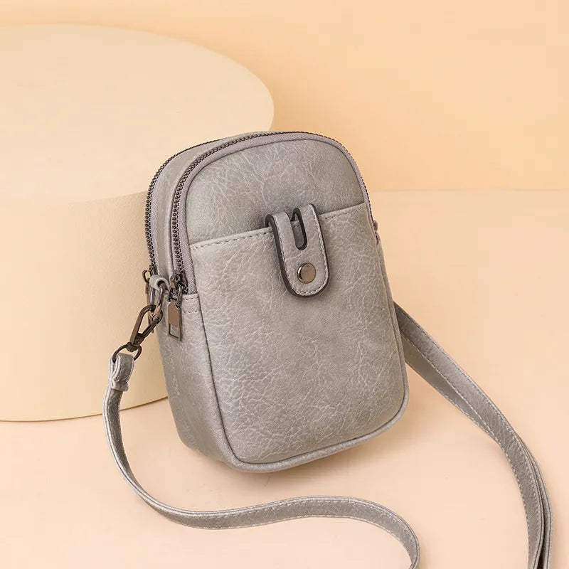 Simple Solid Color Mini Crossbody Bag