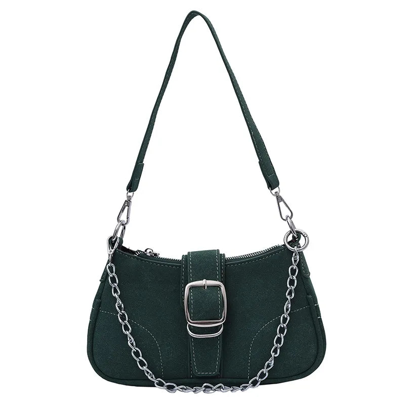 Women Fashion Solid Color Foreign Style Shoulder Bag