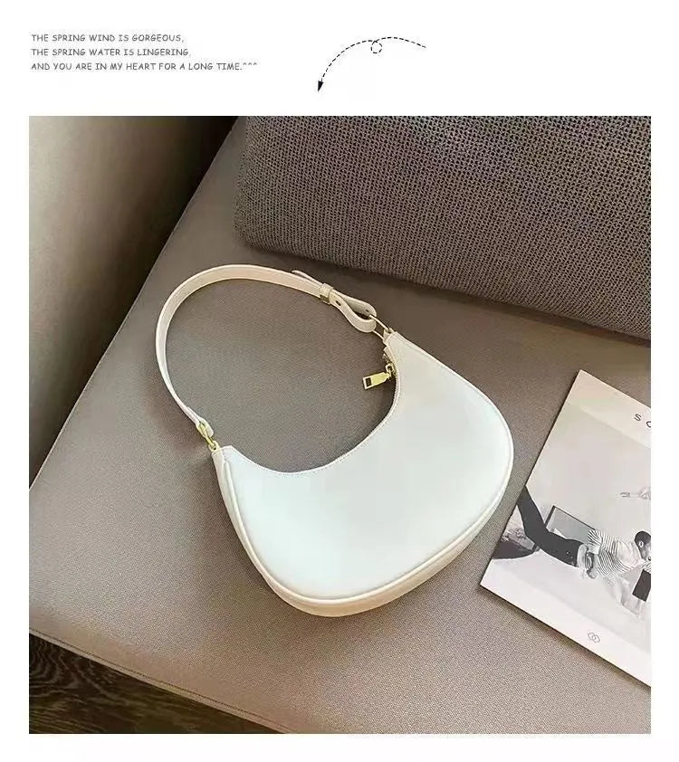 Women'S Fashion Underarm Crescent Tote