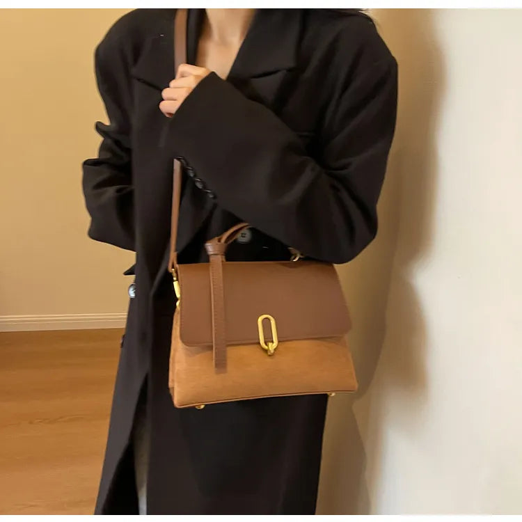 Women Fashion Retro Simple Shoulder Bag