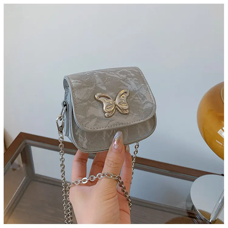 Fashion Butterfly Chain Mini Messenger Bag